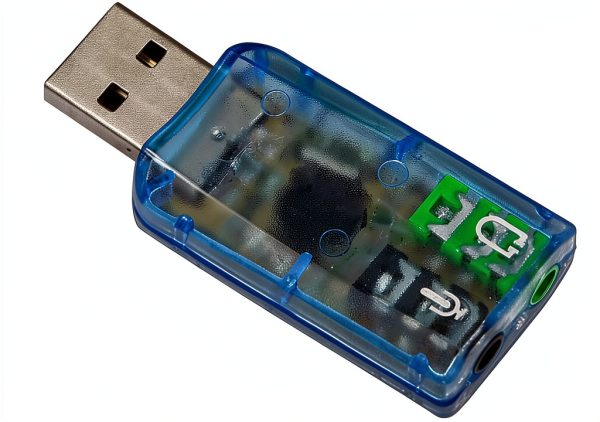 USB Audio Adapter Apoi External Sound Card-5