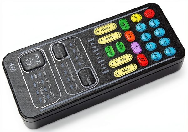 Asixxsix External Sound Card Portable Voice Changer-8