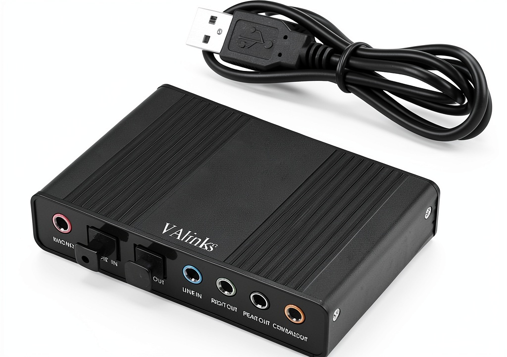 VAlinks USB 6 Channel External Sound Card