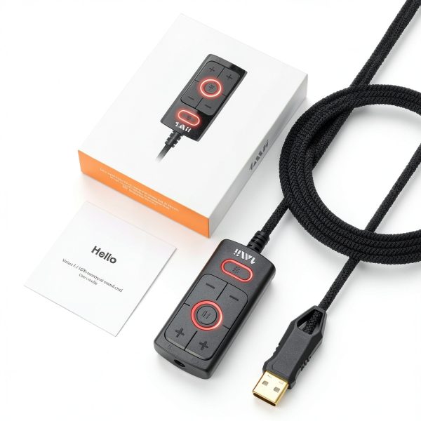 1Mii External Sound Card Virtual 7.1 USB-5