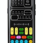 Asixxsix External Sound Card Portable Voice Changer-0