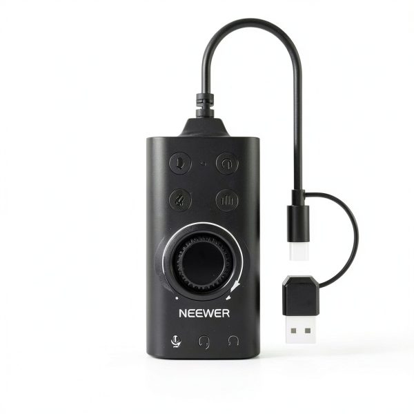 Neewer USB Audio Adapter Compact Plug Play Design-6