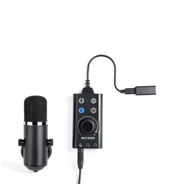Neewer USB Audio Adapter Compact Plug Play Design-2
