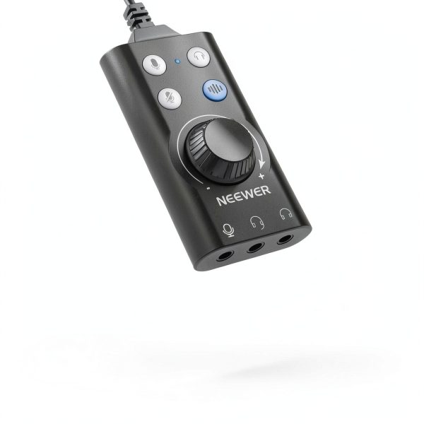 Neewer USB Audio Adapter Compact Plug Play Design-1