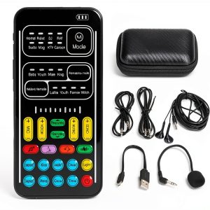 Voice Changer Dpofirs Handheld 8 Sound Effects-0