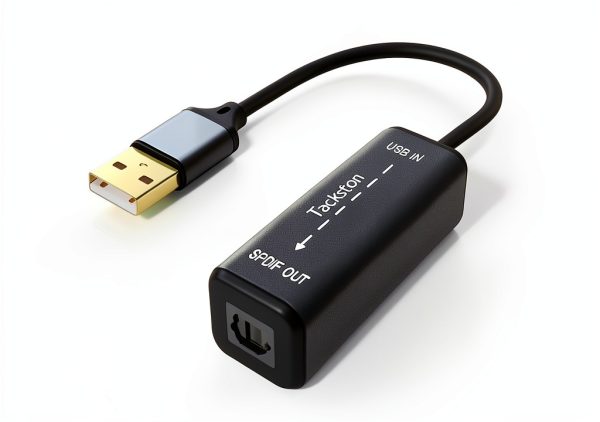 Tackston Products USB A to S/PDIF Optical Audio Converter-0