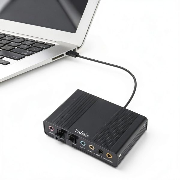 VAlinks USB 6 Channel External Sound Card for PC Laptop-5