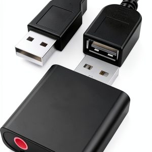 USB Audio Adapter Sabrent Aluminum Sound Card-0