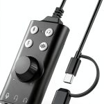 Neewer USB Audio Adapter Compact Plug Play Design-0