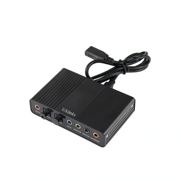 VAlinks USB 6 Channel External Sound Card for PC Laptop-1