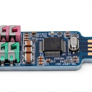 YWBL-WH USB Sound Card Audio Adapter with Mic-0
