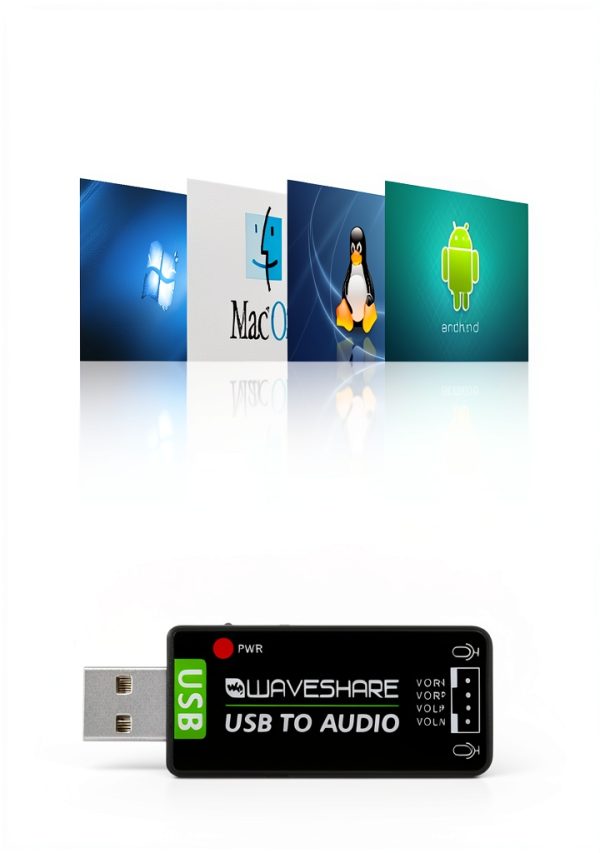 Waveshare USB Sound Card for Raspberry Pi-3