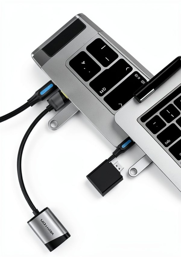 USB Audio Adapter VENTION Sound Card Aluminum-2