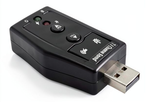Black 7.1 Channel USB Sound Card by zdyCGTime-7