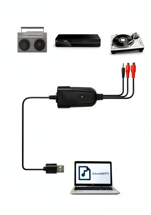 USB Audio Capture Card Wiistar 96kHz Portable-7