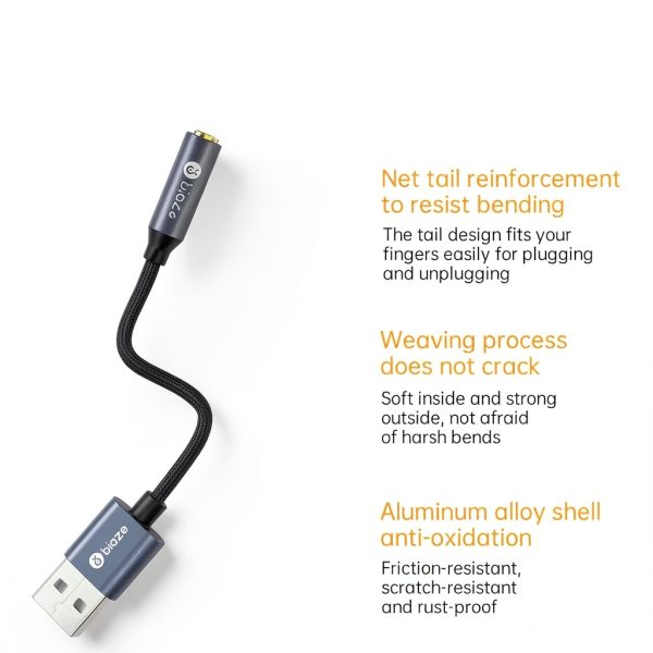 Biaze USB Audio Adapter Grey-2