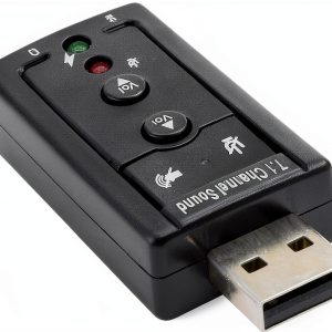 Black 7.1 Channel USB Sound Card by zdyCGTime-0