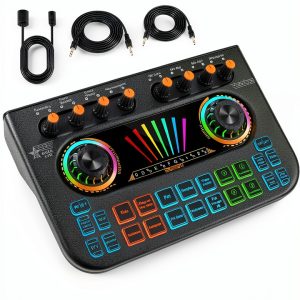 X3 Streaming Mixer BYS-X3-LBACK USB Sound Card-0