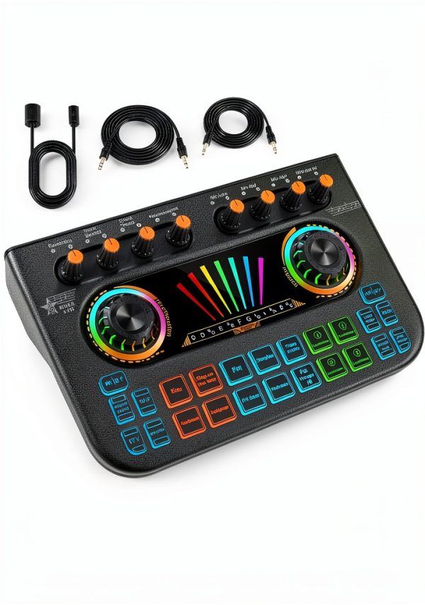 X3 Streaming Mixer BYS-X3-LBACK USB Sound Card-0