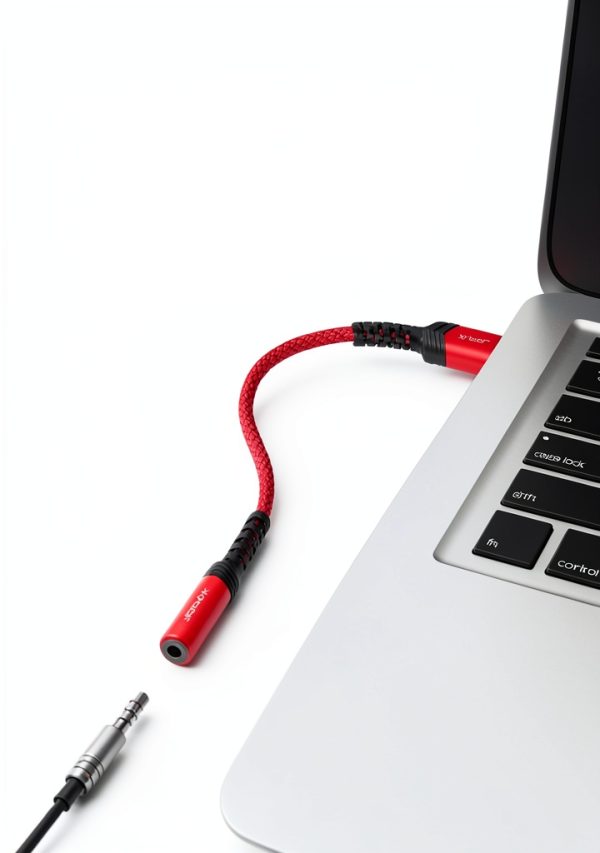 JSAUX Audio Adapter USB to 3.5mm Jack-1