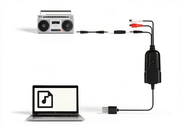 USB Audio Capture Card Wiistar 96kHz Portable-5