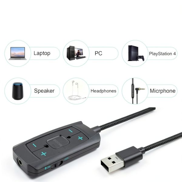 Toeasor External Sound Card 7.1 Surround Sound-5