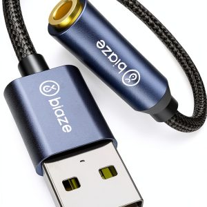 Biaze USB Audio Adapter Grey-0