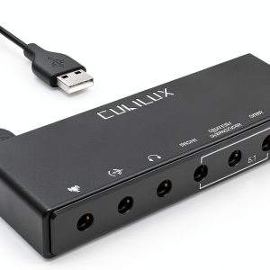 Cubilux USB 7.1 Sound Card Aluminum Compact-0