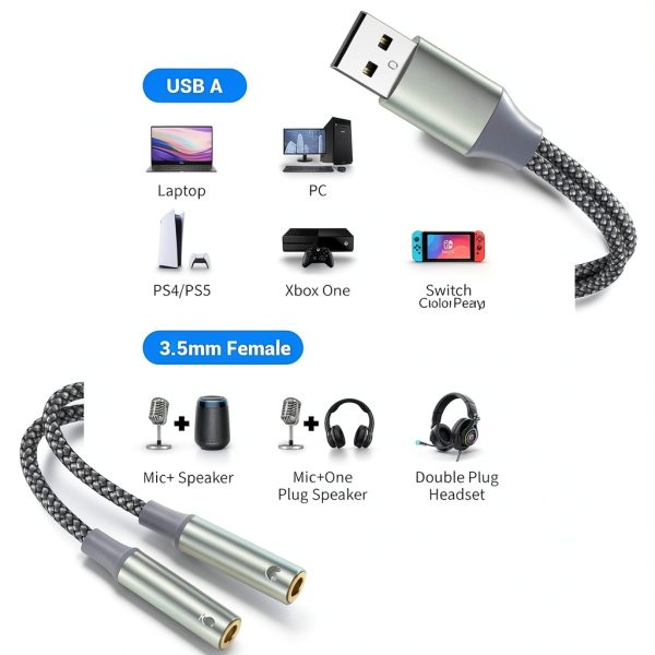 Pastall USB Sound Card for PC-5