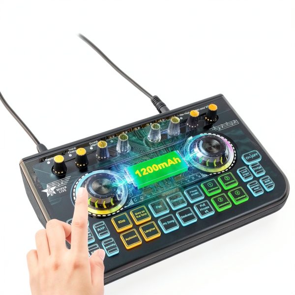 X3 Streaming Mixer BYS-X3-LBACK USB Sound Card-4