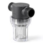 PATIKIL 1 Inch Male In Line Strainer 40 Mesh Steel Filter for Washers-0