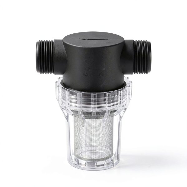 PATIKIL 1 Inch Male In Line Strainer 40 Mesh Steel Filter for Washers-1