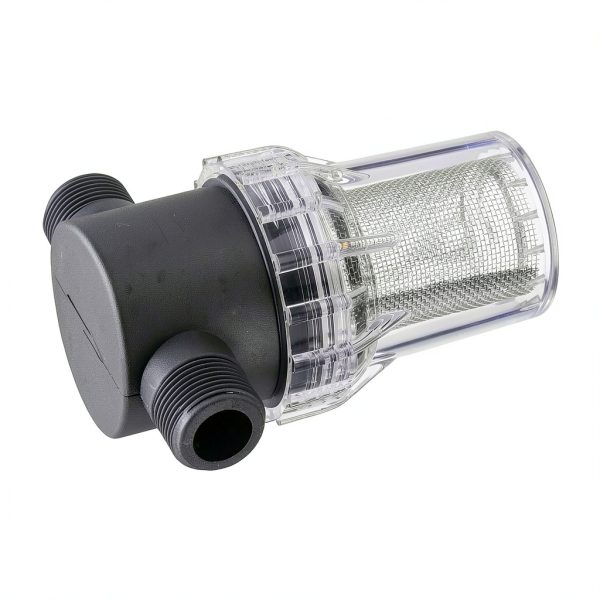 PATIKIL 3/4 Inch Male In Line Strainer with 20 Mesh Steel Filter-2