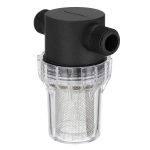 PATIKIL 3/4 Inch Male In Line Strainer with 20 Mesh Steel Filter-0