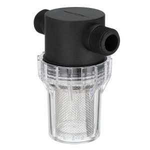 PATIKIL 3/4 Inch Male In Line Strainer with 20 Mesh Steel Filter-0