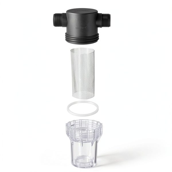PATIKIL 3/4 Inch Male In Line Strainer with 20 Mesh Steel Filter-4
